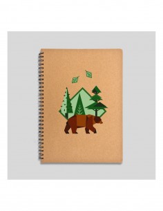 Brown bear notebook